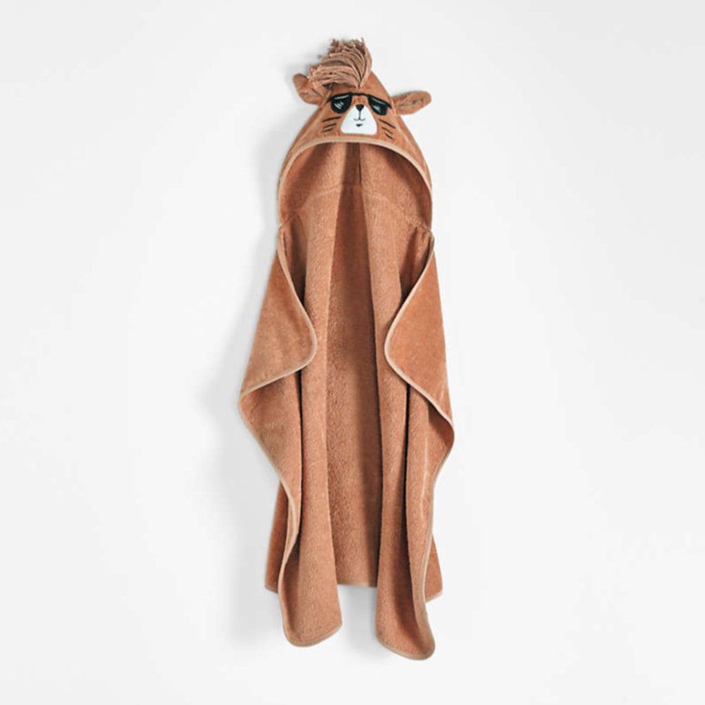 Crate & Barrel Fox Hooded Baby Towel